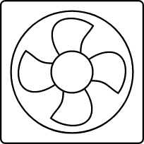 温湿度を均一にする庫内ファン