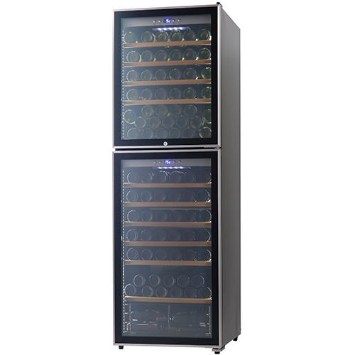 ファンヴィーノWドア180 (SW-180) ワインセラー R(右ヒンジ左取手)