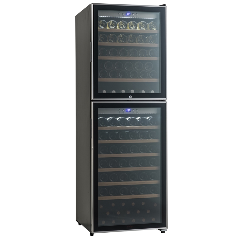 ファンヴィーノWドア120 (SW-120) ワインセラー L(左ヒンジ右取手)