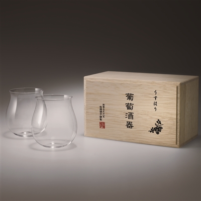 ◇◇うすはり 葡萄酒器ﾌﾞﾙｺﾞｰﾆｭ 木箱 2921010